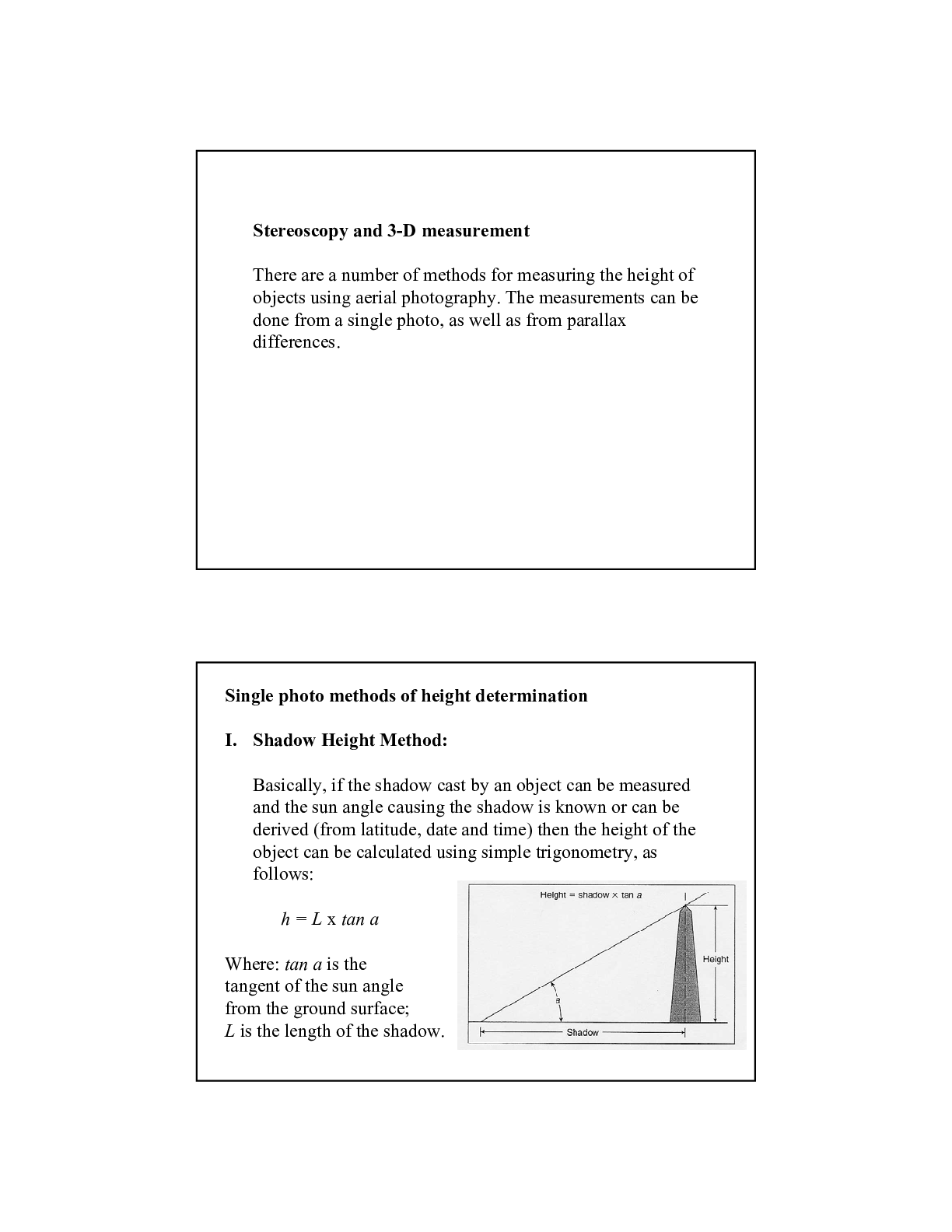 Preview image for GEOSPATIAL TECHNOLOGIES HEIGHT MEASUREMENTS